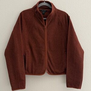 Athleta Brown Zip-Up Jacket